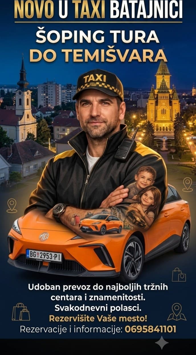 Šoping tura do Temišvara — Taxi Batajnica
